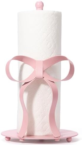 Pink Bow Paper Towel Holder Coutertop - Bow Accent Paper Towel Holder