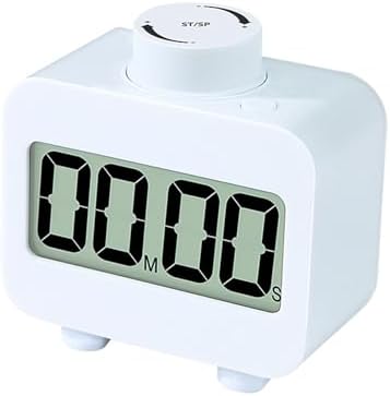 Digital Kitchen Timer with Countdown/Countup, Rotating Knob