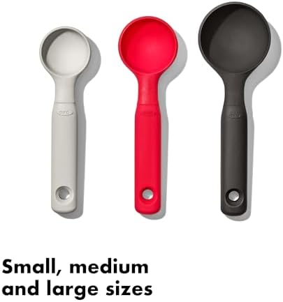 OXO Good Grips 3-Piece Silicone Cookie Scoop Set