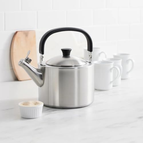 Sur La Table Stainless Steel Kettle, Silver