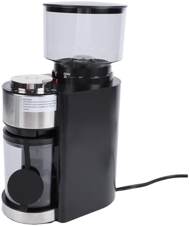 Focket Coffee Grinder, 25 Settings, Stainless Steel
