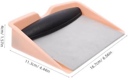 Stainless Steel Dough Cutter Set with Holder, Pink