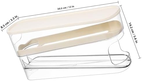 Egg Holder Sliding Rack Plastic Dual Layer Dispenser