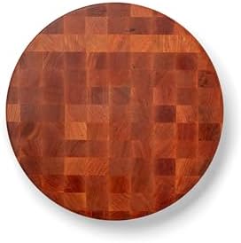 John Boos Round Cherry Cutting Board, 18" x 18" x 3"