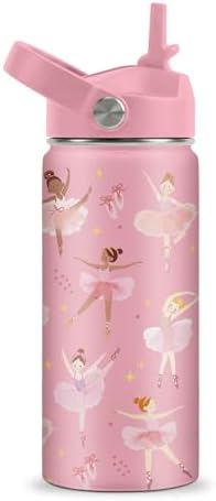 Ballet Water Bottle for Girls - 16oz Dance Stainless Steel Water
