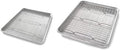 USA Pan Half & Quarter Sheet Baking Pan and Bakeable Nonstick Cooling