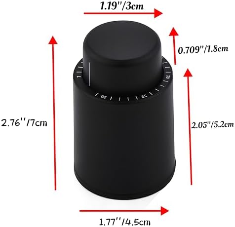 2 Pack Wine Stoppers,Reusable Wine Bottle Stoppers,Vacuum Wine