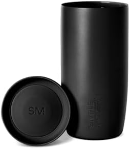 Simple Modern Insulated Travel Coffee Mug 360° Lid | 16oz | Black