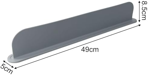 Reusable Silicone Kitchen Sink Splash Guard 49Cm Water Barrier For