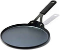 OXO Obsidian Pre-Seasoned Carbon Steel, 10" Crepe and Pancake Griddle