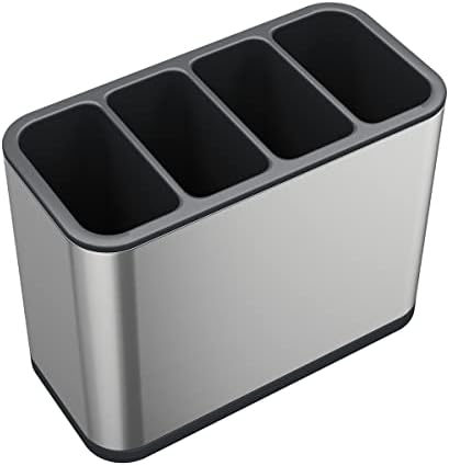 TESOT Silverware Caddy Utensil Caddy Spoon Holder with 4 Divided