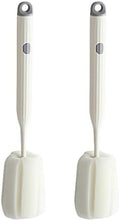 DI QIU REN 2Pcs White Soft Sponge Brushes Clean Bottles Cups &