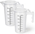 250ml Plastic Graduated Beaker, 2 Pack 9oz Plastic Measuring Cup with