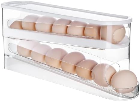 Sylphide 12-Capacity Rolling Egg Holder With Lid