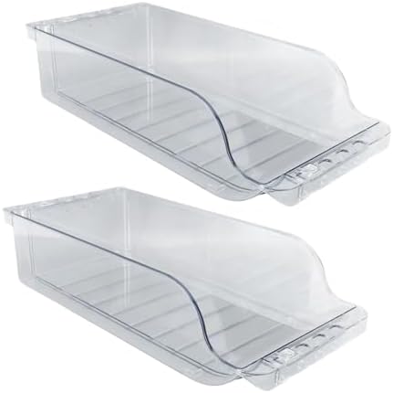 Soda Can Dispenser for Refrigerator, 2PCS Soda Can Organizer Stackable