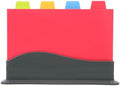ABOOFAN Color-coded Plastic Cutting Board Set 4 Pieces with Holder