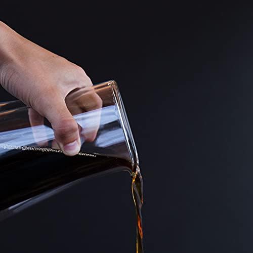 Fellow Stagg Double Wall Pour Over Glass Coffee Carafe, 20 Ounce
