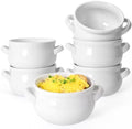 Vumdua Soup Bowls with Handles, 16 Oz Ceramic French Onion Soup Bowls