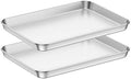 Baking Sheets 2 Pieces, Bastwe Cookie Sheets Set Stainless Steel