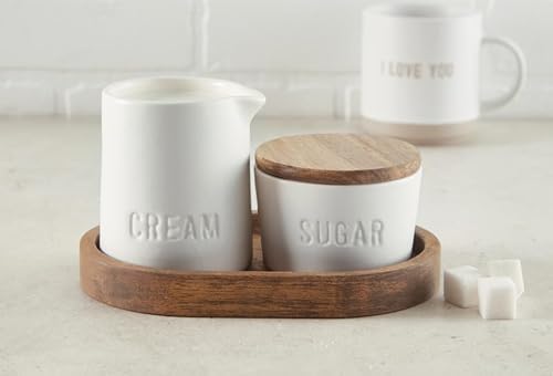 Santa Barbara Design Studio Ceramic Sugar and Creamer Set Sugar Bowl