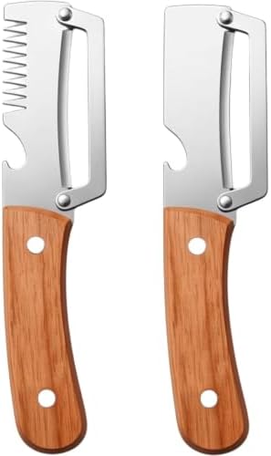 2026 Upgrade 2-in-1 & 3-in-1 Vegetable Peeler Set with Wooden Handle
