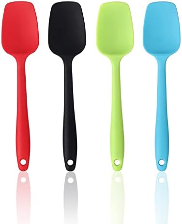 Silicone Spatula Set, Rubber Spoon Spatula for Baking, Heat Resistant