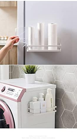 Magnetic Spice Rack for Refrigerator, 2 Pack, White
