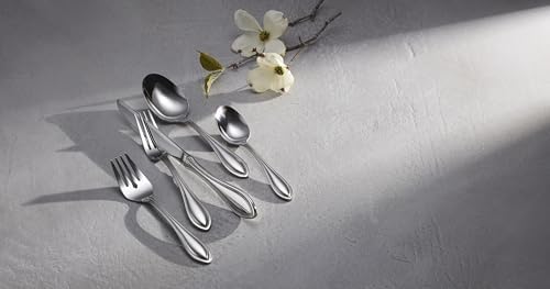 Oneida American Harmony Dinner Forks Silverware Set for 4, Flatware