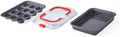 Nifty Solutions Cake Pan & Muffin Pan with Lid, 2 Piece Baking Pans