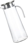 1.2L Acrylic Beverage Pitcher with Lid, 1200ml Large Capacity Water