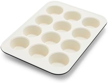 GreenPan Bakewell 12-Cup Muffin Pan, Healthy Ceramic Nonstick