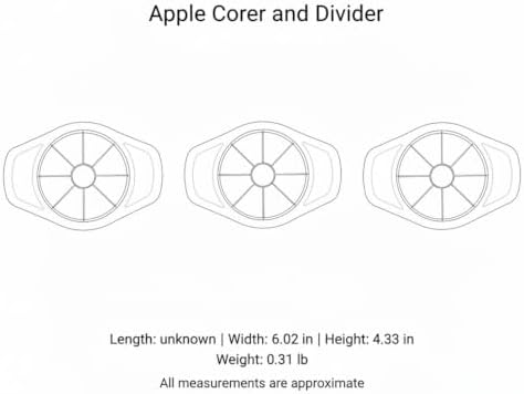 Home Bakers and Snack Lovers: Stainless Steel Apple Corer for Uniform