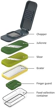 Joseph Joseph Multi-Prep Compact 4-in-1 Multifunctional Set, Kitchen
