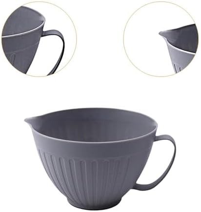Mixing Bowl Batter Bowl Long Handle with Spout Oatmeal Bowl Serving