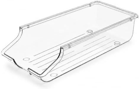 Ceruaxb Clear Skinny Can Organizer for Refrigerator