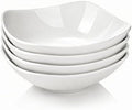 8’’ Porcelain Salad Bowls, Set of 4, 38 oz, Serving Bowls of Pasta