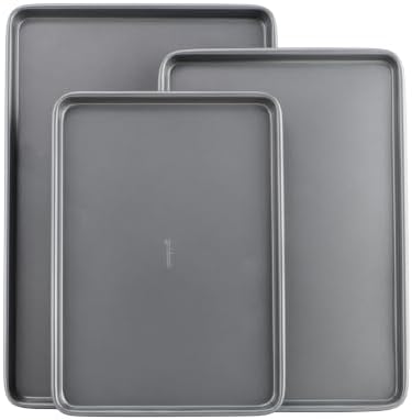 GoodCook Everyday Nonstick Baking Sheet Set, 3 Pack Includes Small