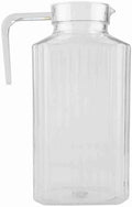 67.6 oz Acrylic Transparent Juice Pitcher with Lid,2000ml Large