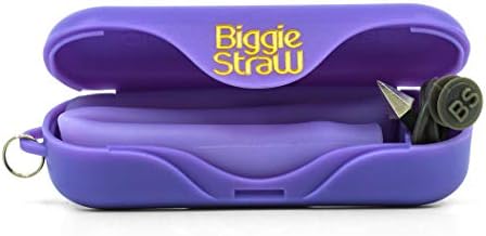 BiggieStraw Extra Wide Collapsible, Reusable Straw | Smoothies