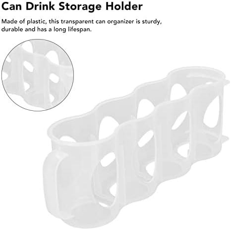 Soda Can Organizer, Stackable Drink Organizer with Handle Soda Can