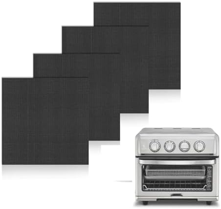 4 Pack Air Fryer Liners Reusable for Cuisinart Air Fryer TOA-70,Oven