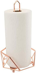 Kitchen Details Copper Geode Paper Towel Holder