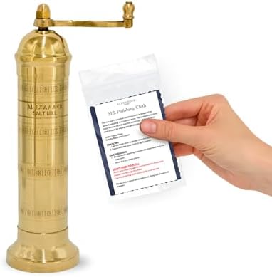 Alexander Home Original Greek Salt Mill, 8-Inch Brass
