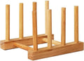 Bamboo Wooden Dish Rack Dishes Drainboard Drying Drainer Storage