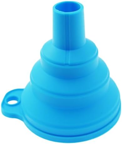 DZS ELEC 10PCS Kitchen Funnel Set 2.95x2.68 Inches Collapsible Rubber