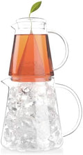 Tea Forte Tea Over Ice Steeping Pitcher Set, 2 Piece