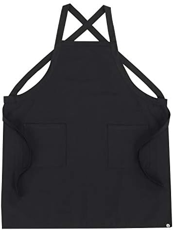 Chef Works Unisex Cross-Back Bib Apron