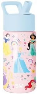 Simple Modern Disney Princess Kids Water Bottle & Toddler Cup | 14oz
