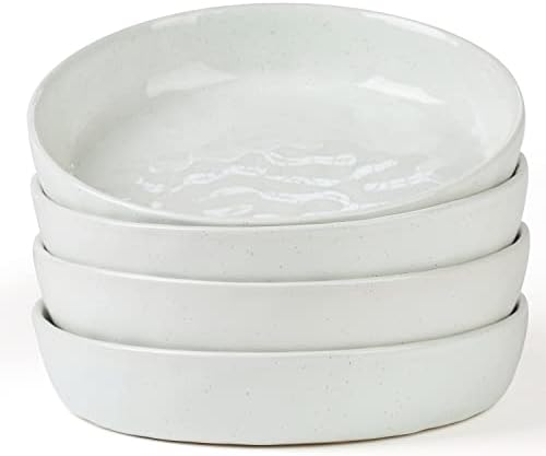famiware Mars 4 Pieces Pasta Bowls Set, 8.5 inch Salad Bowls, Large