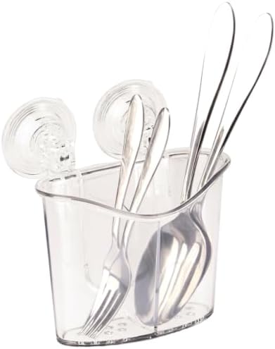 Better Houseware in-Sink Cutlery Holder, Large, Clear